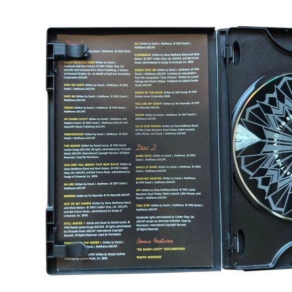 Dave Matthews & Tim Reynolds Live at Radio City 2-Disc DVD – Excellent - Picture 4 of 6